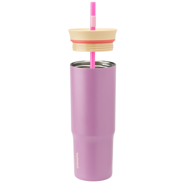 Owala 24-oz Tumbler, Smell the Roses, Double-Wall Insulation