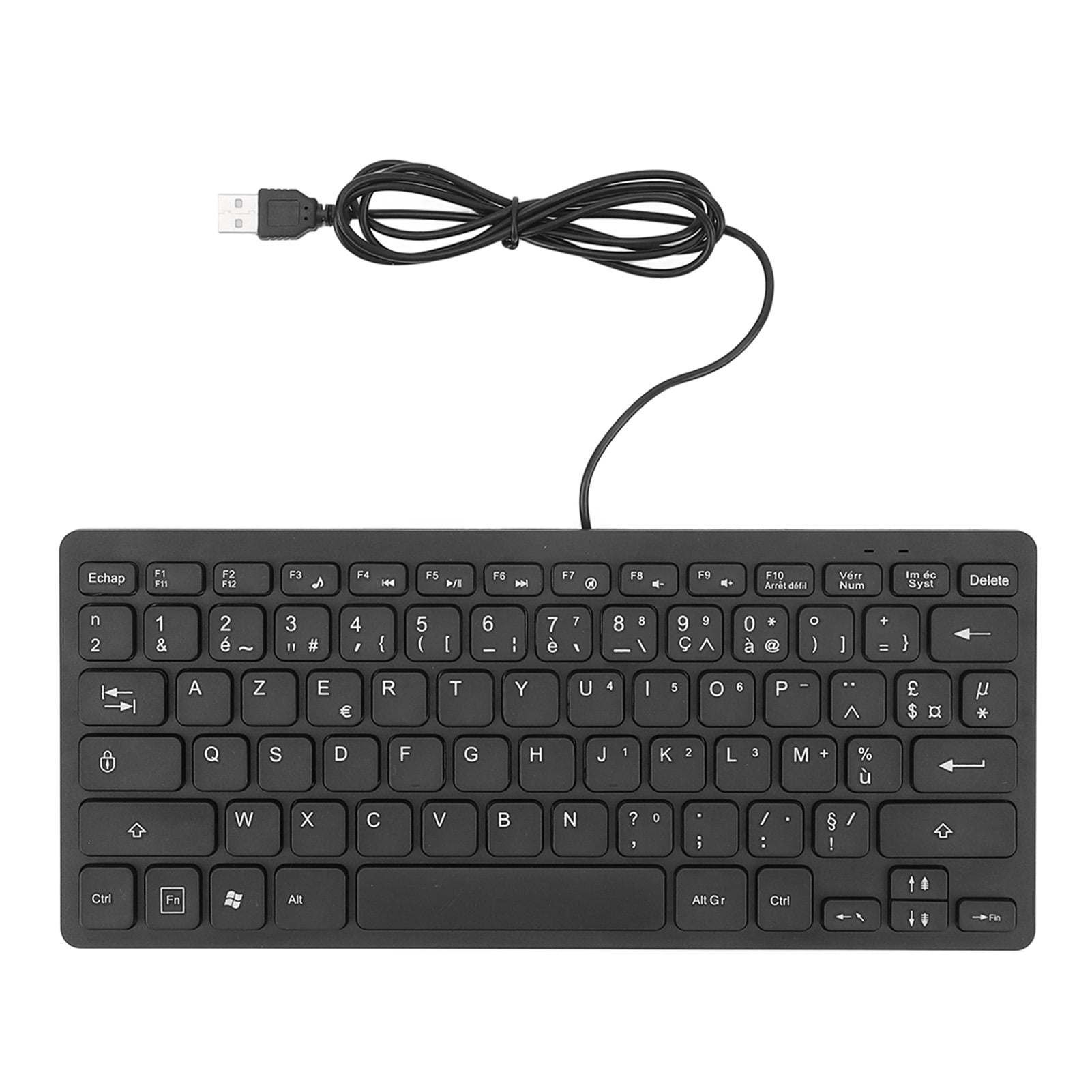 78,Key Ultra,Thin Keyboard: English/Bilingual, USB Wired, Spill,Resistant, Plug Play For Home Or Office
