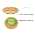 thumbnail image 4 of TATA AMG ® Baby Bamboo Plate and Bowl Set with Spoons and Fork, Silicone Suction Plate and Bowl Set for Toddlers - Baby Led Weaning Bamboo Feeding Set - BPA Free, 4 of 9