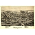 thumbnail image 1 of 24"x36" Gallery Poster, map of Moscow, pennsylvania 1891, 1 of 1