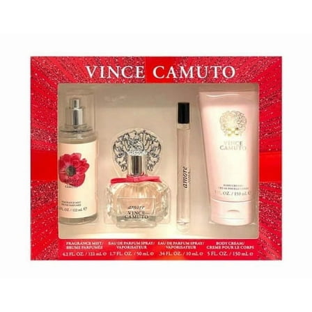 Vince Camuto Amore Perfume Gift Set for Women, 4 Pieces