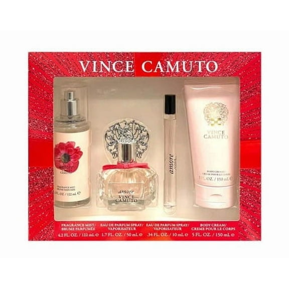 Vince Camuto Amore Perfume Gift Set for Women, 4 Pieces