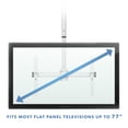 thumbnail image 6 of Mount-It! Full Motion Ceiling TV Mount, White, Fits 32" to 77" TVs, Capacity 110 lbs., 6 of 9