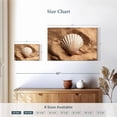 thumbnail image 4 of Elephant Stock Beach Scallop Shell Wall Art - Horizontal Canvas Wall Art - Kids Room Wall Decor - Nautical Canvas - Beige And Brown Decor - 12" x 8", 4 of 8