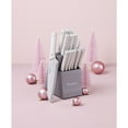 thumbnail image 3 of Hampton Forge Fuji 15-Piece Stainless Steel Kitchen Knife Block Set, Silver, 3 of 6