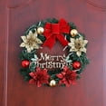 thumbnail image 3 of Christmas Front Door Wreath, Led Lights Battery Operated, Christmas Wreath Party Decorations, 3 of 11