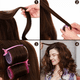 thumbnail image 5 of 48 Pcs Bigudí Del Rodillo Abrazadera Plástica Para Cabello Rosa/Morado/Azul, 5 of 5