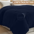 thumbnail image 2 of Utopia Bedding All Season Down Alternative Quilted Twin Comforter, Duvet Insert with Corner Tabs, Machine Washable, Bed Comforter (Navy), 2 of 6