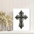 thumbnail image 2 of Qisvanset Ornate Cross Meditation Space Canvas Wall Art 15.75x11.81 Inches, 2 of 8