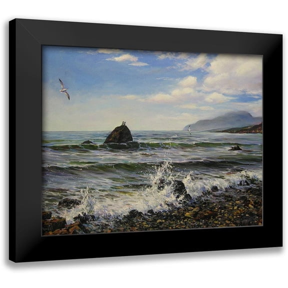 Cernov, Ivan 14x12 Black Modern Framed Museum Art Print Titled - Criema Coast