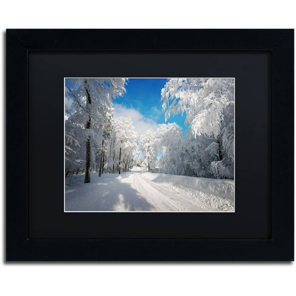 Trademark Fine Art "Going Nowhere" Canvas Art by Philippe Sainte-Laudy, Black Matte, Black Frame