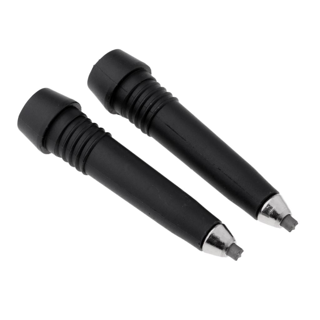2pcs Trekking Pole Tips Replacement, Universal Tips For Standard