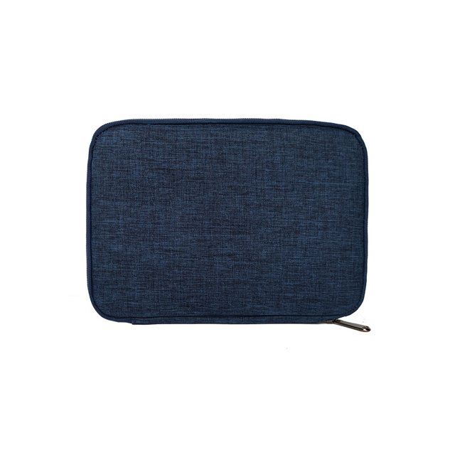 Yuarrent Bolsa de almacenamiento para correa de reloj, caja de transporte con compartimentos, organizador de absorción de impactos, bolsa de Almacenamiento y organización del hogar Azul oscuro