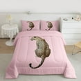 thumbnail image 2 of Castle Fairy 3-Piece Queen Animal Cheetah Comforter Set, 2 of 8