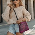 thumbnail image 4 of Tutolipy Leopard Heart Floral Satchel Bag Purse Satchel, Lightweight Waterproof Sling Bag Multiple Zipper Pockets for Travel Short Trips, 4 of 7