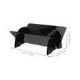 thumbnail image 2 of Raindrops Stylish Black Vinyl Record Storage Shelf for Desktop Cd Rack and Album Holder, 2 of 7