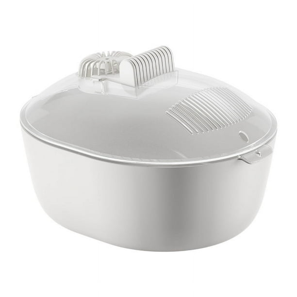 Lavadora de frutas y verduras,Unidad de lavado ultrasónico de frutas,Purificador de ingredientes de cesta de lavado eléctrico de doble drenaje para cocina