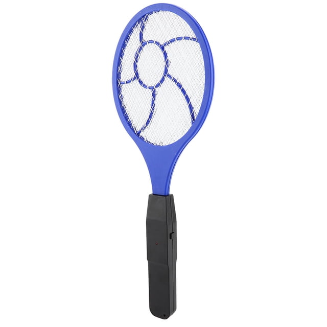Matamoscas Eléctrico de Tres Capas, Matamoscas, Raqueta Extermintora de Insectos, Eficaz, Alto Voltaje, Seguro, Duradero, Fácil de Usar, Ligero, Funciona Con Pilas, Amarillo y