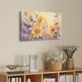thumbnail image 4 of Flower Wall Art Yellow Flower Rustic Landscape Floral Canvas Art Wall Decor For Bedroom Livingroom Office, 4 of 7