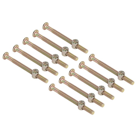 

Screws Hardware Wide Use Hex Durable Baby Bed Screw Kit 10 Sets Galvanized Stainless Steel For Furniture M6x70mm