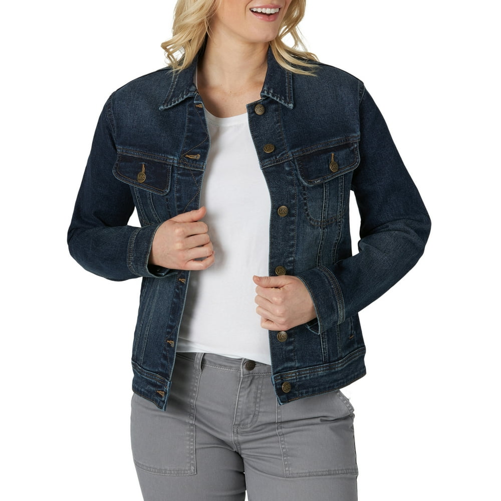 Lee Lee Women's Regular Fit Stretch Denim Legendary Jacket Walmart