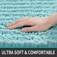thumbnail image 2 of Alfombra de baño de Chenilla de Microfibra Peluda Antideslizante, 40 x 60 cm, Alfombra Lavable a máquina para baño, Ducha y baño, Cáscara de Pato, 2 of 5