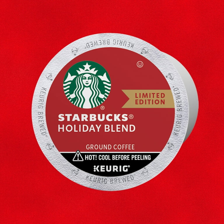  Starbucks Coffee Holiday Blend K Cup Pods, 29.2 Oz, 72