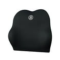 thumbnail image 2 of Almohada Confort Yotijar Cojín suave para asiento de automóvil Reposapiés Ergonómico Soporte para la espalda negro Almohada lumbar, 2 of 10