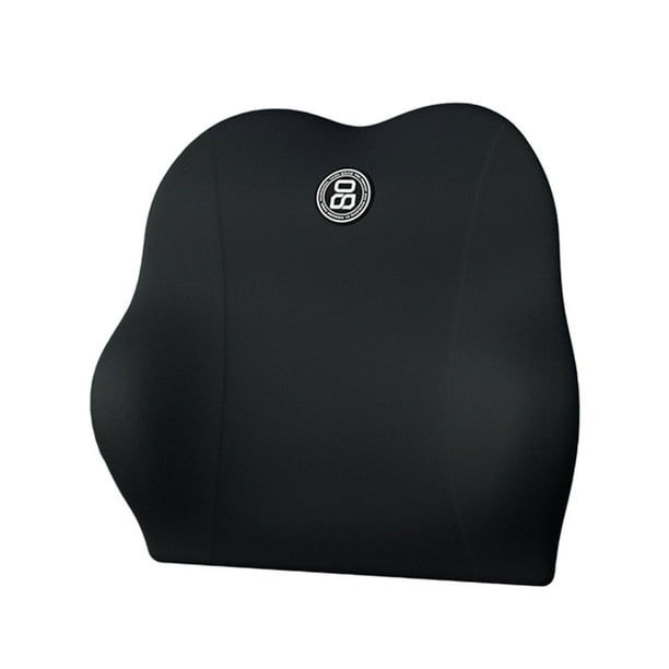 Cojín suave para Asiento de coche Zulema Almohada lumbar Negro