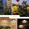 thumbnail image 2 of 2pcs/4pcs Solar Wall Light Outdoor 6 LED Lamps Energy Garden Light, Waterproof Solar Fence Lights, For Outdoor Yard Garden Lawn Patio Courtyard Fences Driveway Pathway Decoration, 2 of 14
