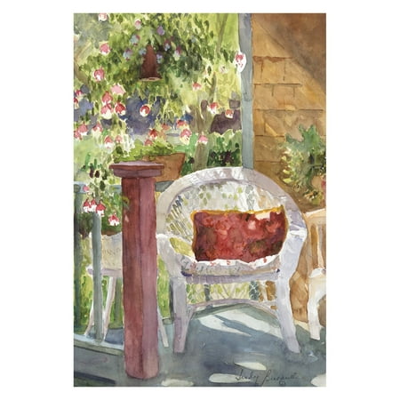 UPC 017917030334 product image for Toland Home Garden Watercolor Wicker Flag | upcitemdb.com
