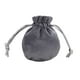 thumbnail image 4 of Bolsa con cordón para guardar joyas, organizador de regalos de fiesta, bolsa de terciopelo para relojes, collares, pulseras, dijes y aniversarios. Gris oscuro 65 x 85 cm, 4 of 8
