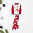 thumbnail image 3 of Ensemble de Pyjama Familial 2 Pcs Décontracté avec Orignal Imprimé, Haut à Manches Longues et Pantalon, Tenue Quotidienne, 3 of 8