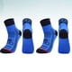 thumbnail image 4 of 2 pares de calcetines deportivos unisex de media caña, antideslizantes, de malla atlética, transpirables, de ciclismo, de nailon grueso (azul, 40-44 yardas), 4 of 6