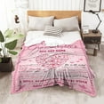 thumbnail image 6 of LHSHID Personlized Granddaughter Blanket from Grandma Grandpa Custom Girl Name Super Soft Flannel Butterfly Throws Blankets Birthday Gift Elephant Decor for Sofa Bed, 6 of 8
