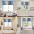 thumbnail image 5 of Curtain Valance for Windows Blue Grey Wood Grain Kitchen Curtain Valances Farm Wooden Valances Window Treatments Short Curtains for Kitchen Living Room Bedroom Bathroom Home Decor 54x18 Inch, 5 of 9