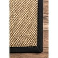 thumbnail image 3 of nuLOOM HJKN02B-2608 Natural Cindy Black 2' 6" x 8' Runner, 3 of 4