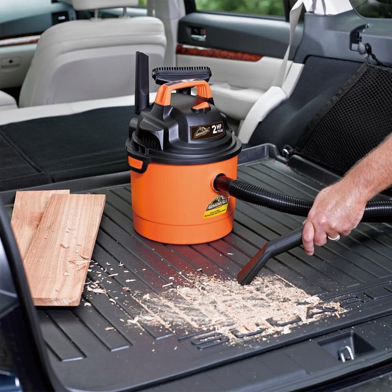 Armor All 2.5 Gallon Wet/Dry Vac, Portable Wall Mountable Small