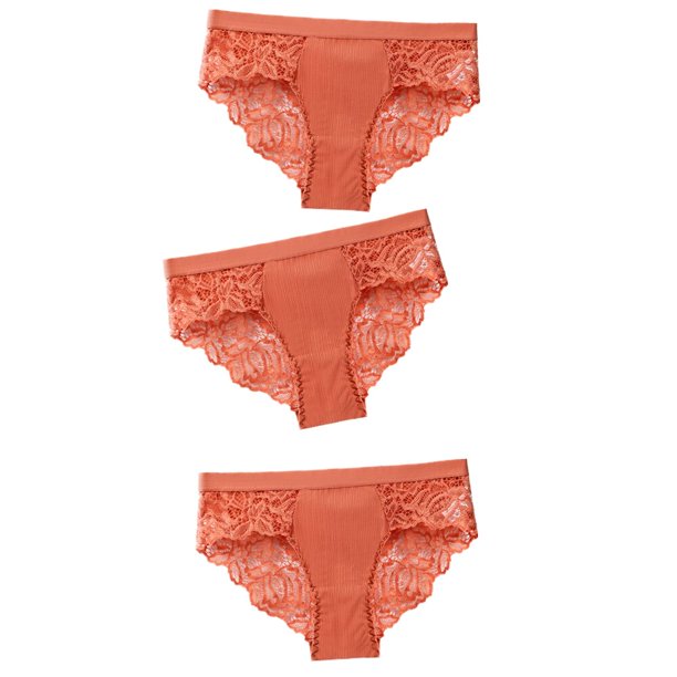 3 uds. De bragas de algodón, bragas sexis, bragas de encaje, ropa interior de mujer, bragas de lencería para mujer, bragas florales para mujer, calzoncillos Tan Jianjun unisex
