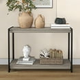 thumbnail image 1 of CazToi Slim 2-Tier Console Table Entryway Sofa Table for Living Room Easy Assembly, 1 of 8