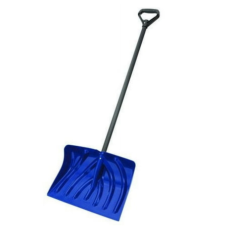 Suncast Commercial Combo Snow Shovel and Pusher, 18" Width x 51.13" Length. 6/Carton
