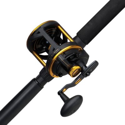 PENN Squall Lever Drag Conventional Reel and Fishing Rod