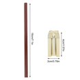 thumbnail image 3 of 4 in 1 Eyebrow Pencil Sharpener Set Professional Duckbill Sharpener Kit for Makeup Beauty GoldenBrown Eyebrow Pencil (brown), 3 of 5