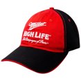 thumbnail image 1 of Miller High Life Beer Black And Red Adjustable Hat, 1 of 5