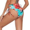 thumbnail image 5 of RELLECIGA Women's Strappy Crossing High Cut High Waisted Bikini Bottom, 5 of 6