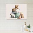 thumbnail image 2 of Designart Teddy Bears Building A Tower Of Toilet Paper Canvas Wall Art, 2 of 5