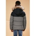 thumbnail image 3 of SOLOCOTE Boys Winter Coats Puffer Fake-Down Mid-Weight Hooded Padded Cotton Jacket, 3 of 7