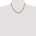 thumbnail image 4 of 14K Yellow Gold Curb Chain Styles Necklace 18 inch 6 mm Semi-Solid Miami Cuban with Lobster Clasp, 4 of 4
