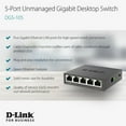 thumbnail image 4 of D-Link 5-Port Unmanaged Gigabit Metal Desktop Switch - DGS-105, 4 of 4