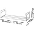 thumbnail image 2 of 1PCS Shoe Storage Rack,Retractable Shoe Cabinet Simple Partition Shoe Tray Multi-Purpose Cabinet Class Shelves Hanging Shoe Basket(White), AM0XEB0L07TUS,White, 2 of 9